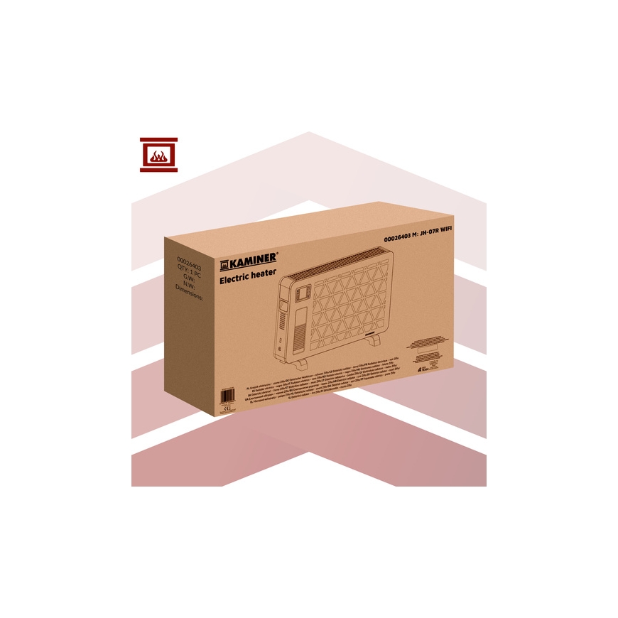 Kruzzel KAMINER ZIFLO 2300W konvektora sildītājs
