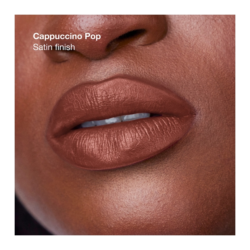 Clinique Pop Longwear Lipstick 3,9 g Cappuccino Pop Satiini – 3