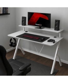 Žaidimų stalas Huzaro Hero 1.9 Baltas