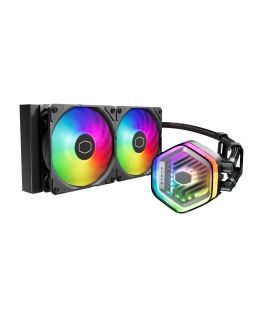 Cooler Master MasterLiquid 240 ATMOS Процессор Liquid cooling kit 12 cm Черный