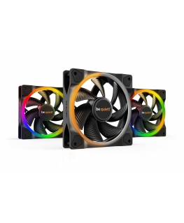 be quiet! Light Wings 120mm ARGB PWM Fan Black 3 Pack