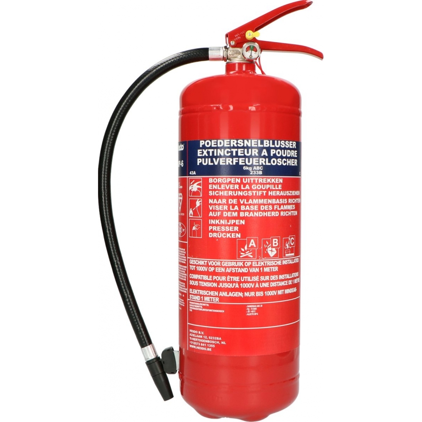 Alecto keskikokoinen sammutin 6kg – 2