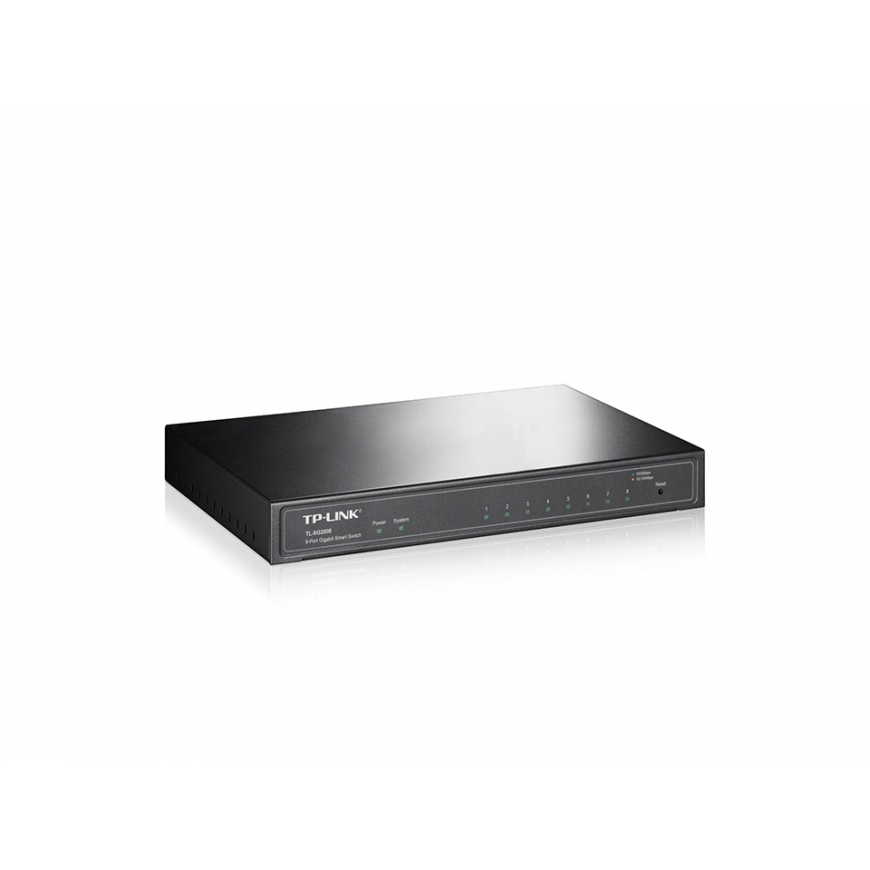 TP-Link JetStream TL-SG2008 сетевой коммутатор Управляемый L2/L2+ Gigabit Ethernet (10/100/1000) Чер – 2