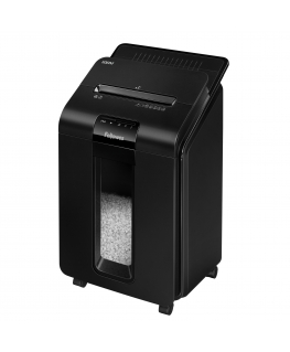 Fellowes AutoMax 100M papīra smalcinātājs Smalcināšana daļiņās 22 cm Melns