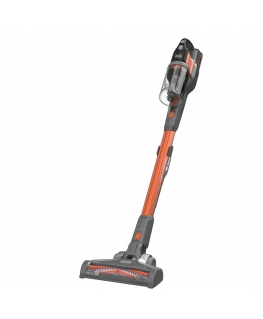 Black & Decker BHFEV182C varsi-imuri & sähköharja 2-in-1-varsi-imuri Akku Kuiva Pussiton 0,65 L Oranssi, Titaani 2 ah