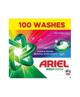 Skalbimiskapslid Ariel All-in-1 Pods Color, 100 tk.
