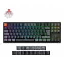 Keychron K8 QMK tastatūra Universāls USB + RF Wireless + Bluetooth Ziemeļvalstu Melns Keychron K8 QMK tastatūra Universāls USB + RF Wireless + Bluetooth Ziemeļvalstu Melns
