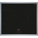 Siemens iQ300 EH645BFB6E keittolevy musta, Ruostumaton teräs Kiinteä 60 cm Keittoalueinduktioliesi 4 Siemens iQ300 EH645BFB6E keittolevy musta, Ruostumaton teräs Kiinteä 60 cm Keittoalueinduktioliesi 4