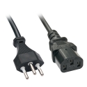Lindy 30419 power cable Black 5 m C13 coupler Lindy 30419 power cable Black 5 m C13 coupler