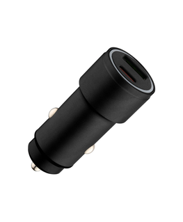 Qualo QLS-AC-38 aliuminio automobilių įkroviklis 38W / USB-C / USB-A