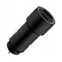 Qualo QLS-AC-38 Alumiininen autolaturi 38W / USB-C / USB-A Qualo QLS-AC-38 Alumiininen autolaturi 38W / USB-C / USB-A