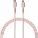 Qualo QKN-CL-16 USB-C - Lightning kaabel 12W / 1,5m / roosa Qualo QKN-CL-16 USB-C - Lightning kaabel 12W / 1,5m / roosa