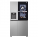 LG InstaView GSGV81PYLL side-by-side-jääkaappipakastin Vapaasti seisova 635 L E Hopea LG InstaView GSGV81PYLL side-by-side-jääkaappipakastin Vapaasti seisova 635 L E Hopea