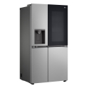 LG InstaView GSGV81PYLL side-by-side-jääkaappipakastin Vapaasti seisova 635 L E Hopea LG InstaView GSGV81PYLL side-by-side-jääkaappipakastin Vapaasti seisova 635 L E Hopea
