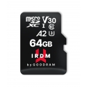 Goodram IRDM M2AA 64 GB MicroSDXC UHS-I Klass 10 Goodram IRDM M2AA 64 GB MicroSDXC UHS-I Klass 10