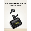 AWEI Bluetooth 5.4 T56 ANCTWS mustad kõrvaklapid AWEI Bluetooth 5.4 T56 ANCTWS mustad kõrvaklapid