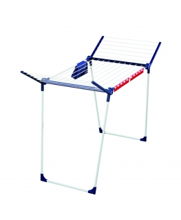 Leifheit Pegasus 180 Plus Floor-standing rack Blue, Silver