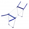 Leifheit Pegasus 180 Plus Lattialla seisova teline Sininen, Hopea Leifheit Pegasus 180 Plus Lattialla seisova teline Sininen, Hopea