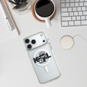 Чехол Karl Lagerfeld IML Glitter Karl & Choupette Sketch Logo MagSafe для iPhone 17 Pro Max Прозрачный Чехол Karl Lagerfeld IML Glitter Karl & Choupette Sketch Logo MagSafe для iPhone 17 Pro Max Прозрачный