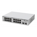 Mikrotik CSS318-16G-2S+IN tinklo komutatorius Valdomas Gigabit Ethernet (10/100/1000) Balta Mikrotik CSS318-16G-2S+IN tinklo komutatorius Valdomas Gigabit Ethernet (10/100/1000) Balta