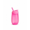 MUNCHKIN joogitops koos õhupalliga SIMPLE CLEAN, roosa, 296 ml