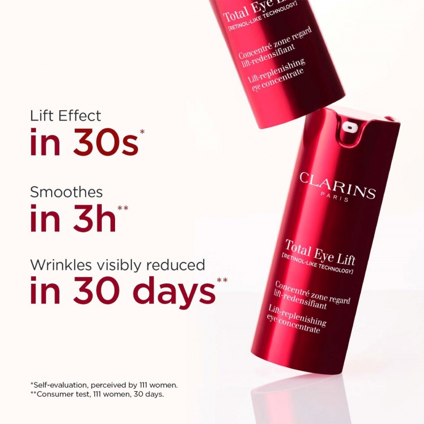 Clarins Total Eye Lift Retail silmaseerum 15 ml Naised – 5
