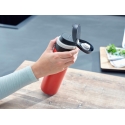 Leifheit 03273 matkamuki 600 ml musta, Punainen Ruostumaton teräs