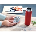 Leifheit 03273 reisitass 600 ml Must, Punane Roostevaba teras Leifheit 03273 reisitass 600 ml Must, Punane Roostevaba teras