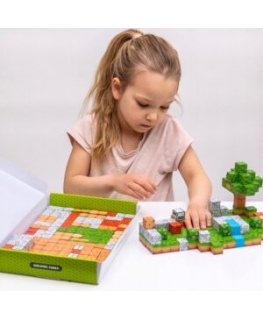 Woopie Magneettiset kuutiot rakennussarja 3 D palat 108 kpl.