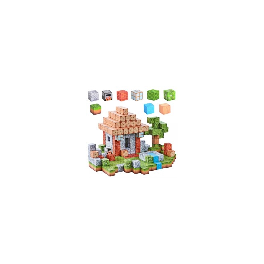 Woopie Magnetilised kuubikud konstruktor 3D plokid 108 tk. – 2