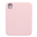Apple iPhone X Soft Premium Soft Touch Silicone Case Pink Sand