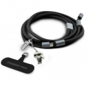 Universal Case Karl Lagerfeld CBDY Ikonik Charm USB-C USB-C Cable Lanyard Black Universal Case Karl Lagerfeld CBDY Ikonik Charm USB-C USB-C Cable Lanyard Black