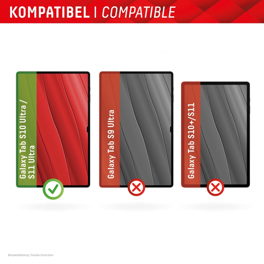 Displex 02051 planšetdatora ekrāna aizsargs Caurspīdīgs ekrāna aizsargs Samsung 1 pcs – 4