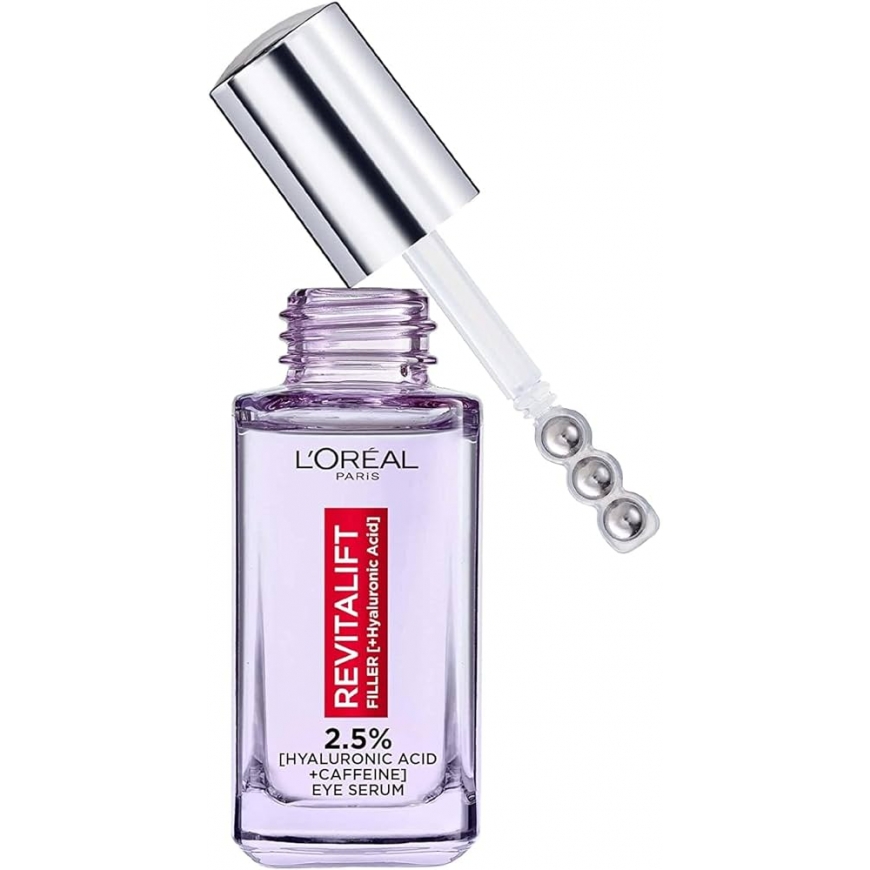 L`Oreal inovācija Revitalift Filler acu serums