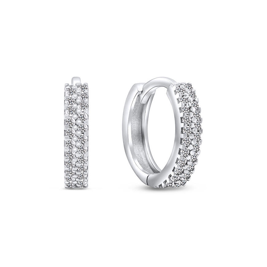 Brilio Silver Brilio Silver Sparkling silver earrings with zircon EA502W