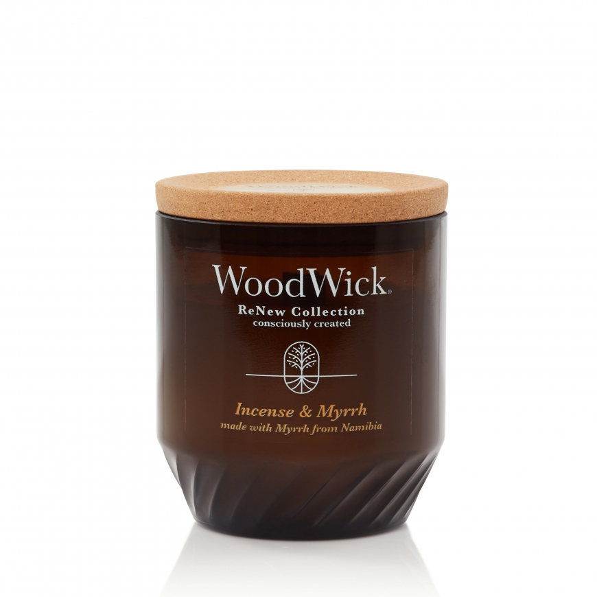 WoodWick Incense & Myrrh vaska svece