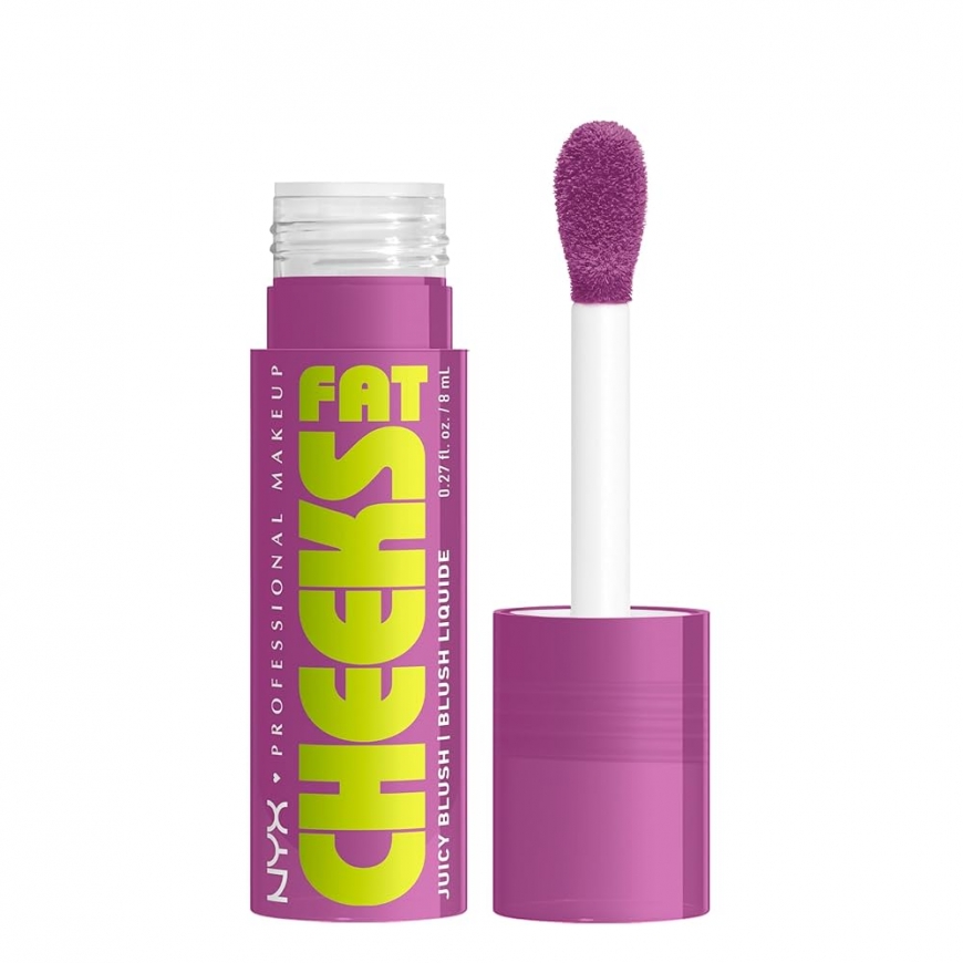 Nyx Professional Make Up FAT CHEEKS Hydrating Liquid Blush 08-Blueberry Burst 8 ml