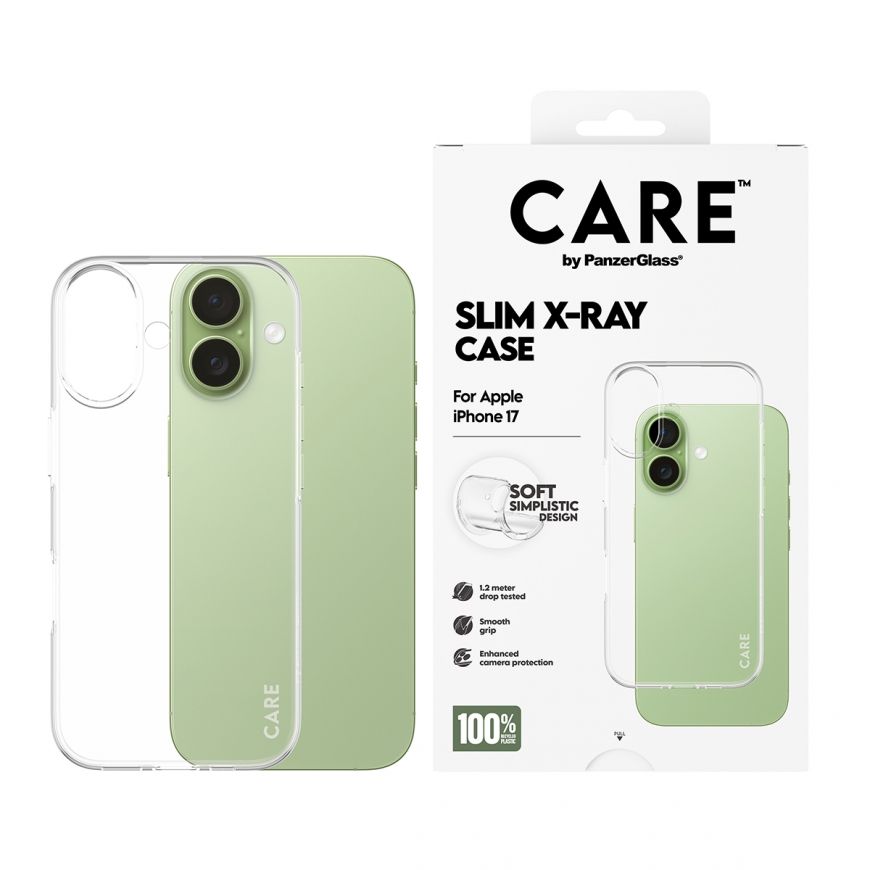 PanzerGlass CARE by ® Fashionable Case Transparent X-Ray Soft Basic iPhone 17 mobiliojo telefono dėk – 2