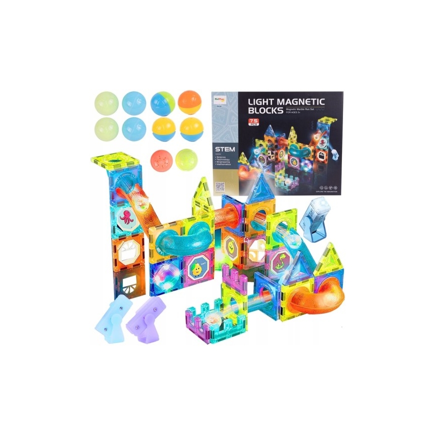Ricokids RK-763 magnetic blocks with lighting