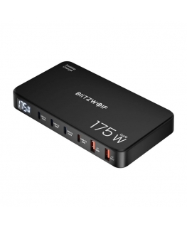 Blitzwolf BW-S30 6-in-1 uzlādes stacija 4xUSB-C + 2xUSB 175W