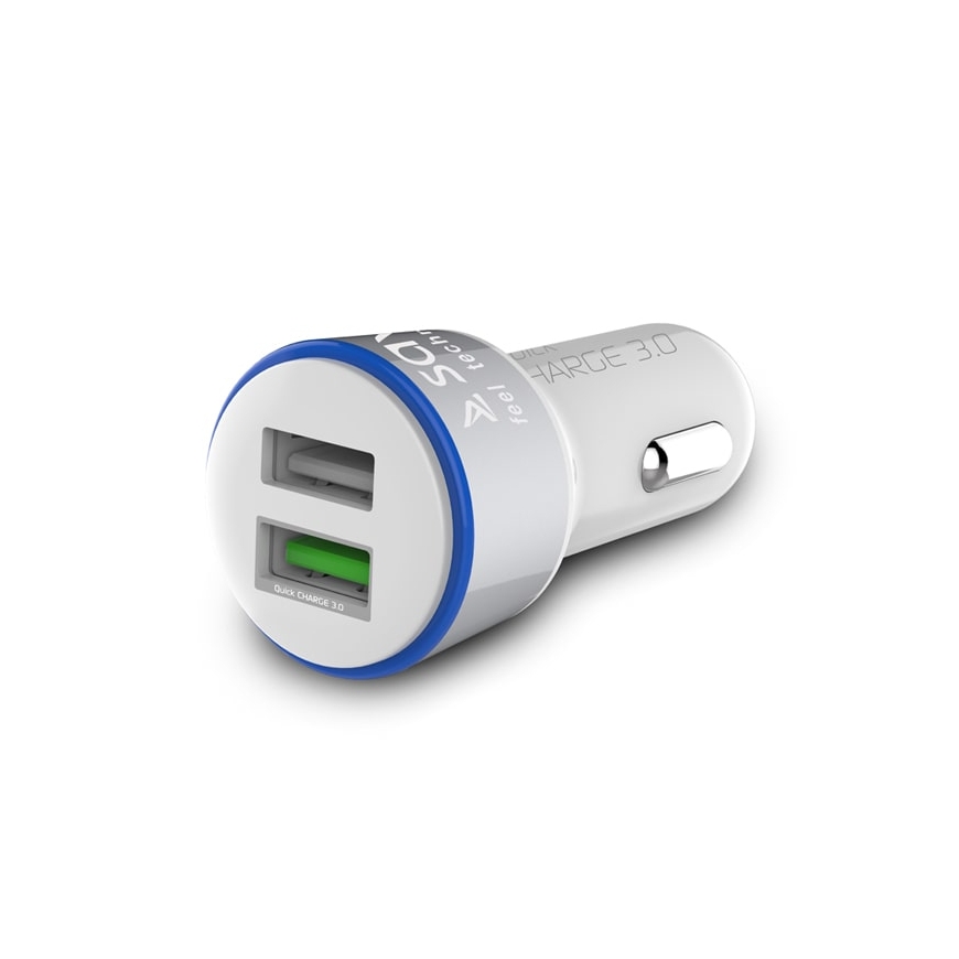 Savio SA-06/W mobiilseadme laadija Universaalne Valge Sigaretisüütaja Kiirlaadimine Automaatne