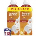 LENOR Audinių minkštiklis "Auksinė orchidėja ir vanilė" 2x1.239 L (118 Skalbimų) LENOR Audinių minkštiklis "Auksinė orchidėja ir vanilė" 2x1.239 L (118 Skalbimų)