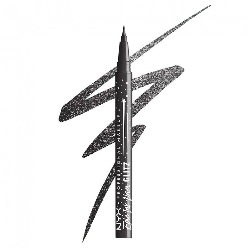 Nyx Professional Make Up EPIC INK LINER GLITZ vedenkestävä eyeliner 07-Graphite Glitz 1 ml