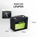 Green Cell LFPGC12V60AH UPS-aku Liitiumraudfosfaat (LiFePo4) 12,8 V 60 Ah Green Cell LFPGC12V60AH UPS-aku Liitiumraudfosfaat (LiFePo4) 12,8 V 60 Ah