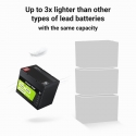Green Cell LFPGC12V60AH UPS akumuliatorius Ličio geležies fosfatas (LiFePO4) 12,8 V 60 Ah Green Cell LFPGC12V60AH UPS akumuliatorius Ličio geležies fosfatas (LiFePO4) 12,8 V 60 Ah