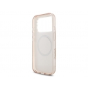 Dėklas Guess IML Flowers Electro Pearl Strap MagSafe Case iPhone 17 Pro Roosa Dėklas Guess IML Flowers Electro Pearl Strap MagSafe Case iPhone 17 Pro Roosa