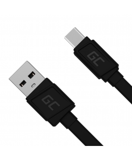Green Cell KABGC03 USB cable 0.25 m USB A USB C Black