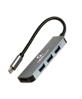Gembird A-CM-COMBO2-01 sülearvuti dokk ja pordireplikaator USB 3.2 Gen 1 (3.1 Gen 1) Type-C Hall