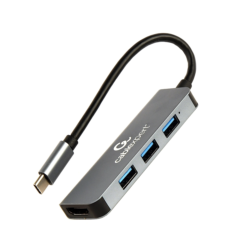 Gembird A-CM-COMBO2-01 sülearvuti dokk ja pordireplikaator USB 3.2 Gen 1 (3.1 Gen 1) Type-C Hall