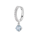 Brosway Fancy Cloud Light Blue Circle Single Earring FCL83 Brosway Fancy Cloud Light Blue Circle Single Earring FCL83